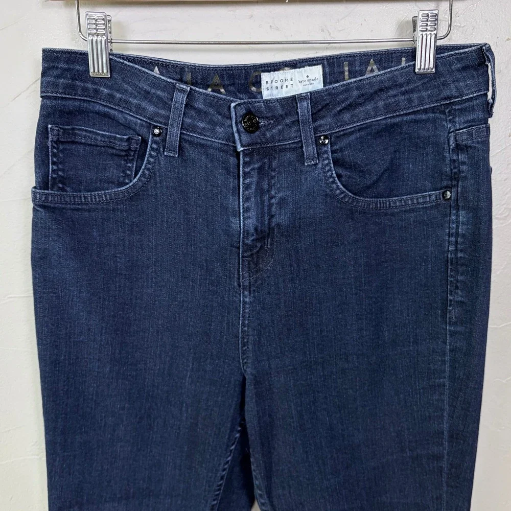 Kate Spade‎ Broome Street Jeans Women Size 28 Dark Wash Bootcut Denim USA Made